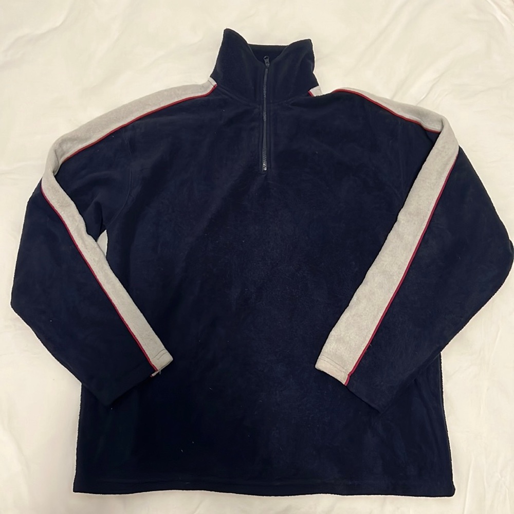 Vintage fleece cut off tag halfzip